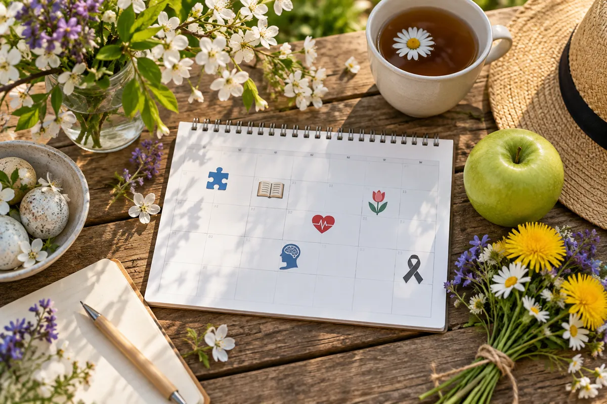Ilustracija: KALENDAR ZDRAVLJA U TRAVNJU 